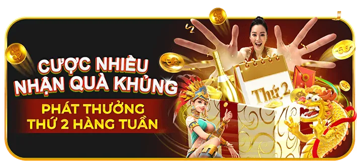 Biểu tượng hộp quà và tiền vàng, đại diện cho khuyến mãi chào mừng tại iwin68 web